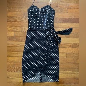 Vintage Black and White Pin Up Girl Sarong dress